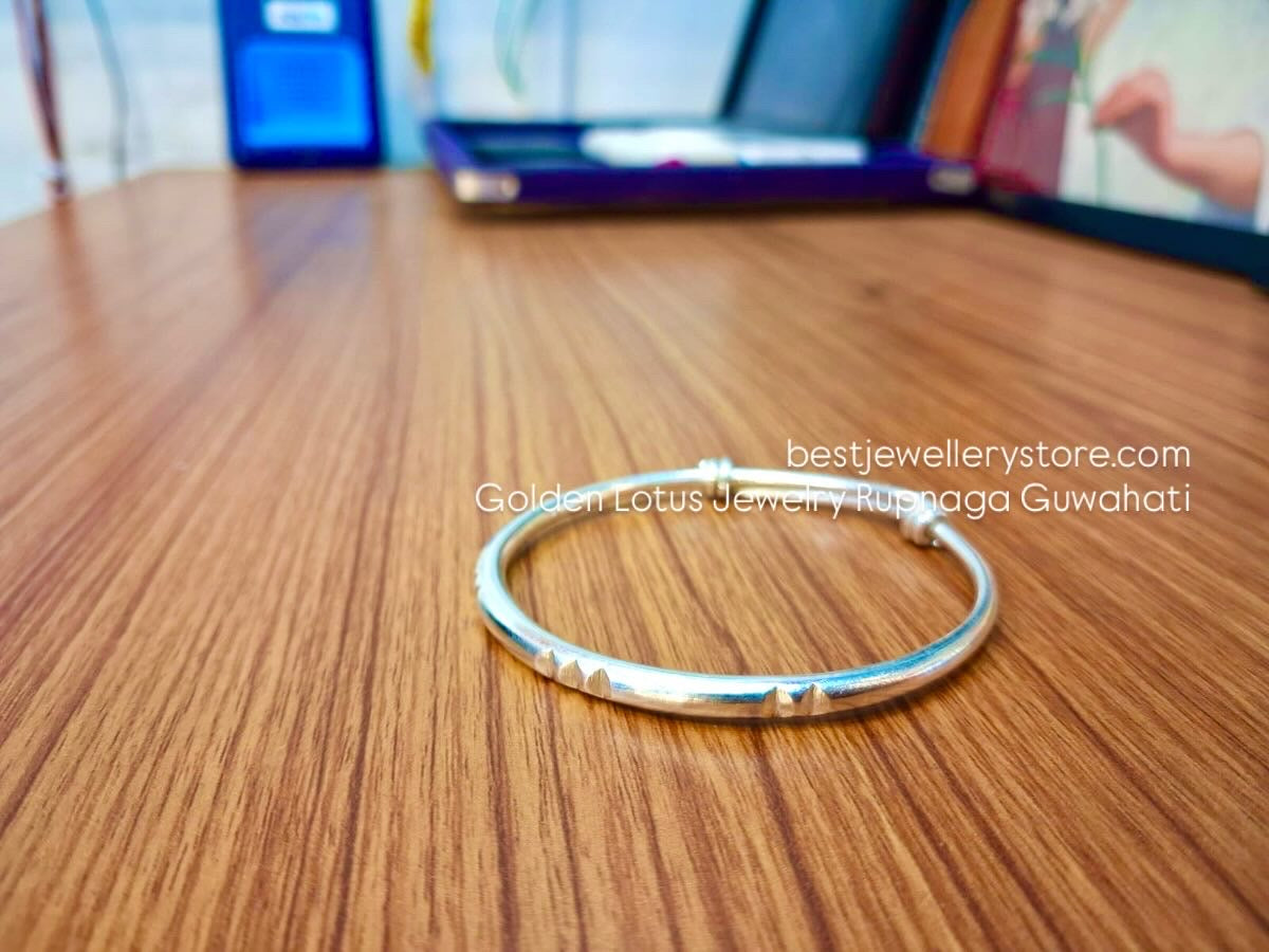 pure silver bangle 21 gms